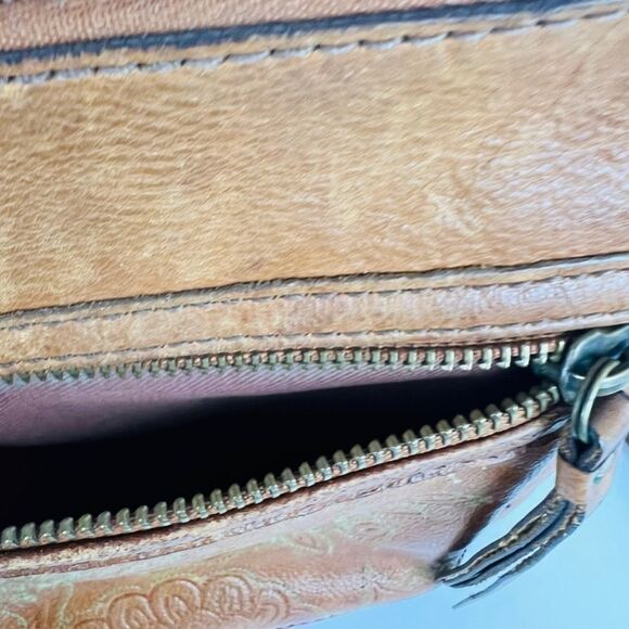 Fossil Bag Crossbody Purse Leather Brown - Picture 4 of 6